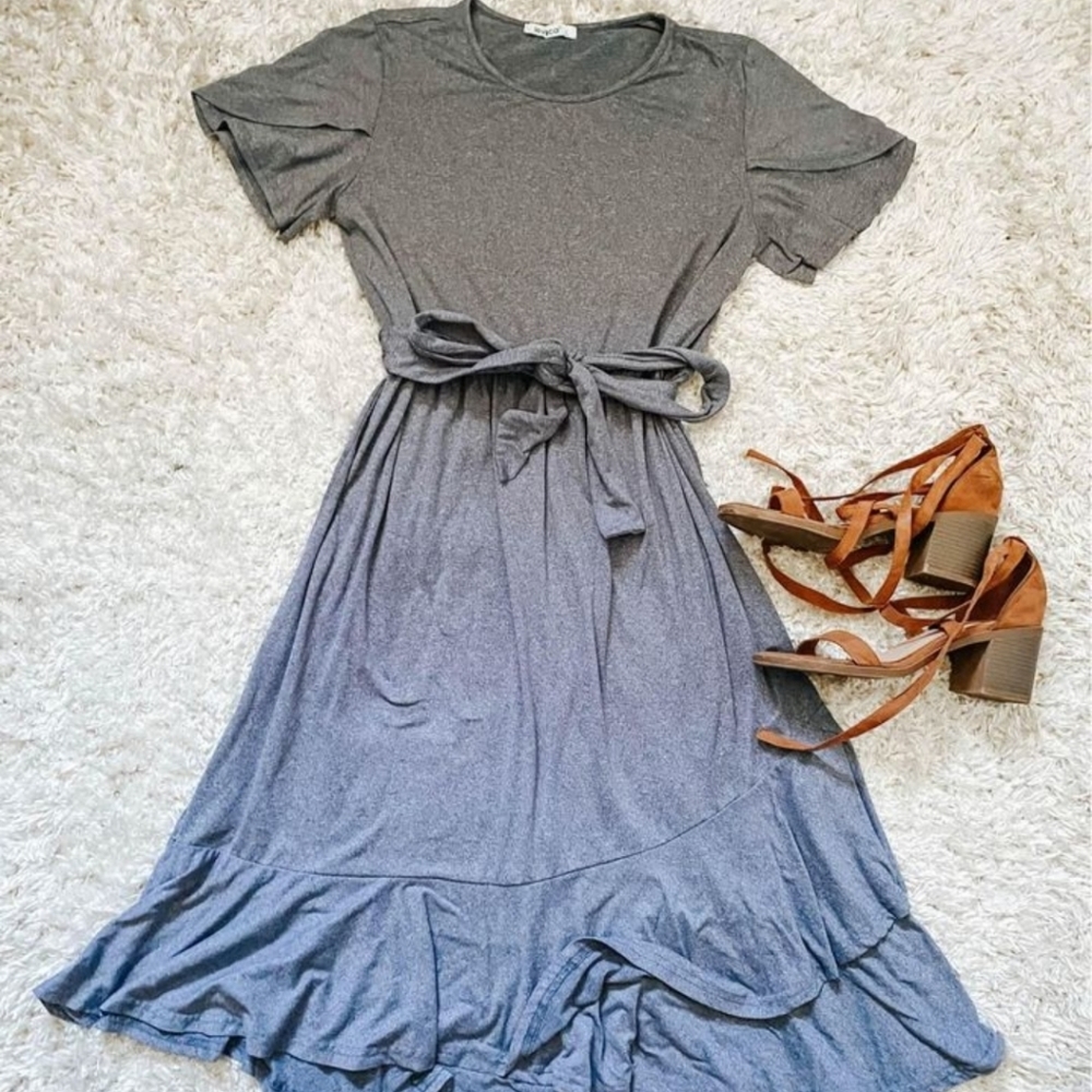 Sz LG blue Heather dress